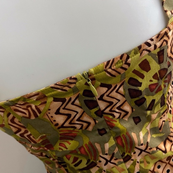 90s Dress Barn Vintage Geometric Print Sheath Dress - Picture 5 of 7